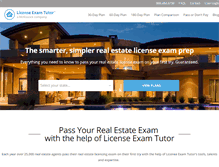 Tablet Screenshot of licensetutor.com